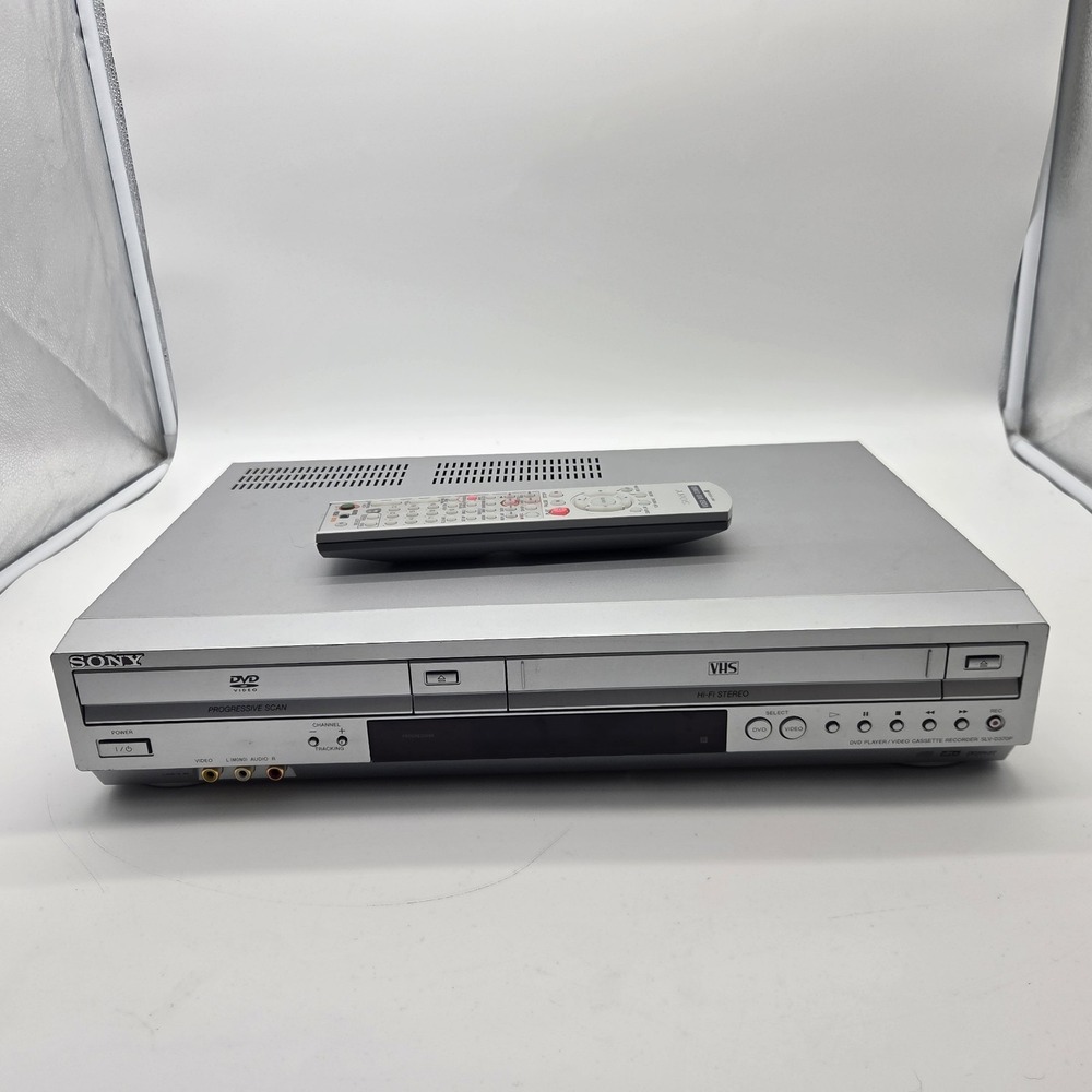 Sony SLV-D370P DVD VHS VCR Combo Player Video Tape Recorder W/ Remote - Tested